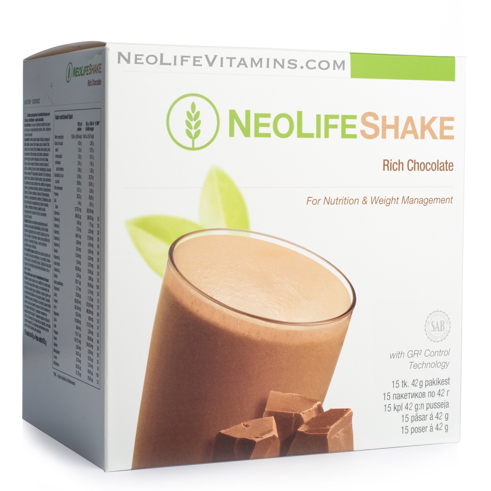 NeoLifeShake Rich Chocolate Protein packets